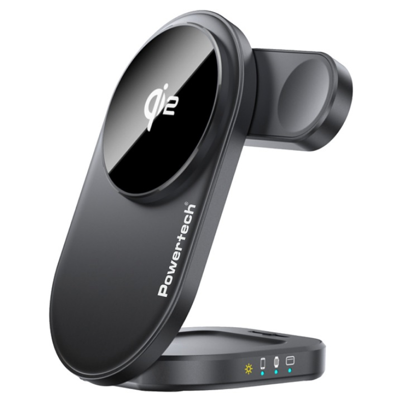 Încărcător wireless pentru smartwatch și smartphone